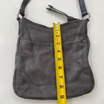 Frye  Melissa Charcoal Gray Leather Crossbody Purse Photo 2