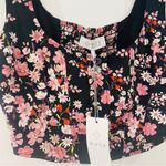 WAYF  Dark bustier corset style Floral top NEW Photo 5