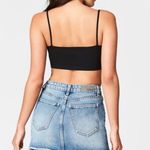 Carmar Denim Mini Zip Front Denim Skirt Photo 2