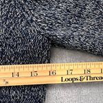 White House | Black Market White House‎ Blue Multi Color Sweater Fisherman Knit Wide Cowl Neck Asymmetrical Photo 6