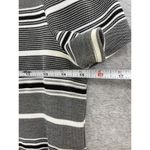 EXPRESS  Women's Blouse Short Sleeve Striped Square Neck Size Large Puff sleeve Photo 8