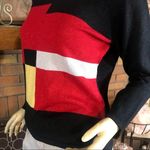 VINTAGE 1990'S PETITE SOPHISTICATE RED & BLACK W/METALLIC ACCENTS SWEATER (MP) Size undefined Photo 11