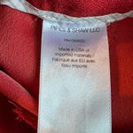 Veronica Beard  Red Wide Leg Sailor Pants Sz 10 High Waist Trousers Career Button Photo 7