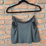 Aeropostale Tank Top Women's Size Medium Green Seriously Soft Cropped Cami Cowl Photo 1