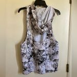 Varley  Anthropologie Ashland Sleeveless Marbled Open Back Sport Hoodie #MBG Photo 8