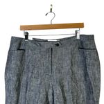 Calvin Klein  Modern Fit Women's Charcoal Gray Linen Blend Dress Pants Size 14 Photo 1
