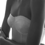 ZARA white corset rhinestone dress Photo 8