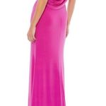 Mac Duggal  26512 Pink Back Drape Gown 6 FLAW Photo 0