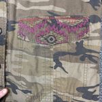 Johnny Was  Workshop Rialto Embroidered Military Camo Jacket Women's S Western Photo 6