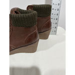 Sonoma Woman’s Lifestyle Smedinbrown Combat Boots 8m Brown Lace Up Photo 3