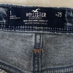 Hollister  Studded Acid Wash Button Fly Distressed High-Rise Shorts Y2K Size 25 Photo 7