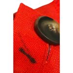 Farm Rio  Red Button-Front Midi Skirt, Size M Photo 3