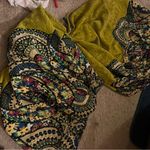 Hello Miss -strapless paisley, satin  maxi dress L Photo 8