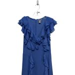 H&M Country Fairycore Whimisical Ruffle Maxi Dress Size Small Blue Fairy Festival Photo 1