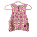 Show Me Your Mumu Laguna Crochet Floral Top Large Photo 3