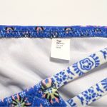 Shade & Shore Sun Coast Strappy Cheeky Bikini Bottom Blue Multicolor NWOT S Photo 6