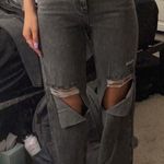 PacSun Ripped Black Boyfriend Jeans Photo 1
