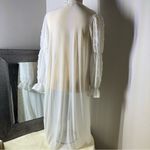 Ember White Sheer Cardigan Size M Photo 4