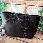 Adrienne Vittadini MODERN EDGE BROWN HANDBAG Photo 1
