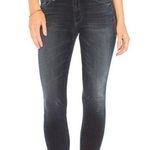 Mother Jeans The Looker Crop Size 24" Last Call Dark Wash Stretchy Denim Skinny Blue Photo 0