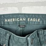 American Eagle Mom Straight Jean Teal Corduroy Stretch Women, Size 0 Photo 8