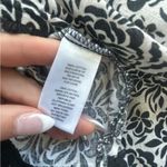 Industry Black and White Floral Wrap Mini Skirt Size XS Photo 5