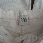 BDG  Urban Outfitters White High Waisted Ribbed Jeans Photo 3