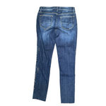 Driftwood  JACKIE Mid Rise Womens 28 Blue Western Studded Stretch Jeans Raw Hem Photo 1