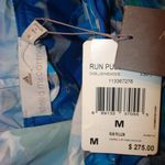 NWT New $275 Womens Adidas Stella McCartney Hood Jacket Run Pullover Blue M Flor Size M Photo 9