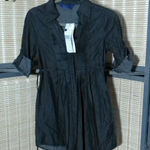 Miley Cyrus x Max Azria Dark Rinse Denim Dress Blue Size M Photo 0
