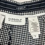 Liz Claiborne Liz Golf by black and white checkered high waisted golf shorts Photo 2