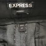 EXPRESS  The Columnist Black Micro Dot Dress Pants Photo 2