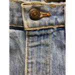Levi's  Women's 28 Orange Tab Jean Shorts Distressed Light Wash Denim Raw Hem Mom Photo 6