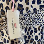 Vineyard Vines  Chic Leopard Print Blouse Women’s Size X Large NWT Photo 4