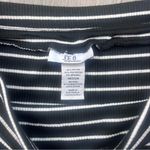 Joe B Striped Black and White Women's Bodycon Skirt Medium Photo 1