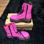 Dr. Martens 31295 pink leather platform zipper lace up boots shoes new Photo 5