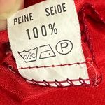 VINTAGE Red Silk Night Shirt Size L Size L Photo 5