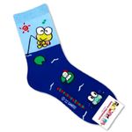 NWOT Keroppi Crew Socks Blue Photo 0