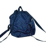LeSportsac Navy Blue Polka Dot Print Backpack Bag Photo 10