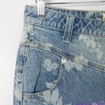 Free People NEW We The Free Naiomi floral print flare jeans, 28 Photo 11