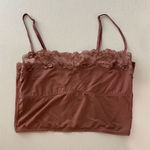 Victoria's Secret Victoria’s Secret Lace Trim Cami Bralette Top Rose Pink Size S Photo 0