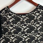 Torrid  Black Lace Overlay Dress over Cream Lining – Size 3 Photo 6