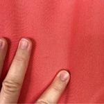 Talbots  | 100% Silk Watermelon Coral Skirt Suit Button Front Vintage 8 Photo 9