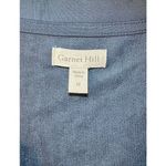 Garnet Hill  Traverse Knit Jumpsuit M Blue Comfy Casual  Coastal Lounge Boho Photo 6