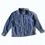 L.L. Bean Larkspur Comfort Corduroy Relaxed Shirt Size M Blue Size M Photo 1