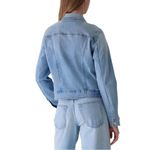 Calvin Klein NWT Light Blue Denim classic trucker Jacket size L Photo 1
