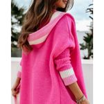 Women's Pink Open Front Cardigan Sweater NWOT Size M Photo 1
