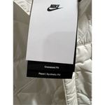 Nike Women's Sportswear Quilted Trench Size M Medium Coat White Black $165 Photo 6