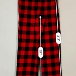 Stars Above Women’s Casual Buffalo Plaid Pajama Pants Red & Black Size XS NWT Photo 4