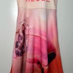 WeLoveFine by Goldie Star Wars Rebel Scuba Sleeveless Hooded Dress Size Small Pink Photo 6